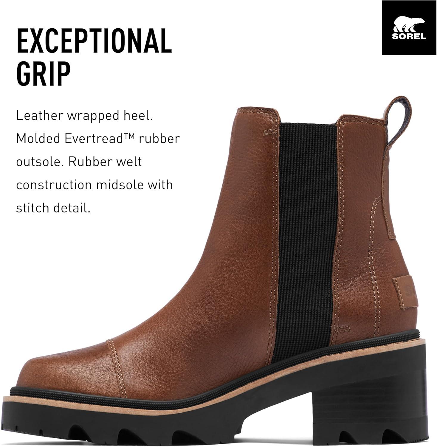 imageSOREL Womens Joan Now Chelsea BootVelvet Tan Black