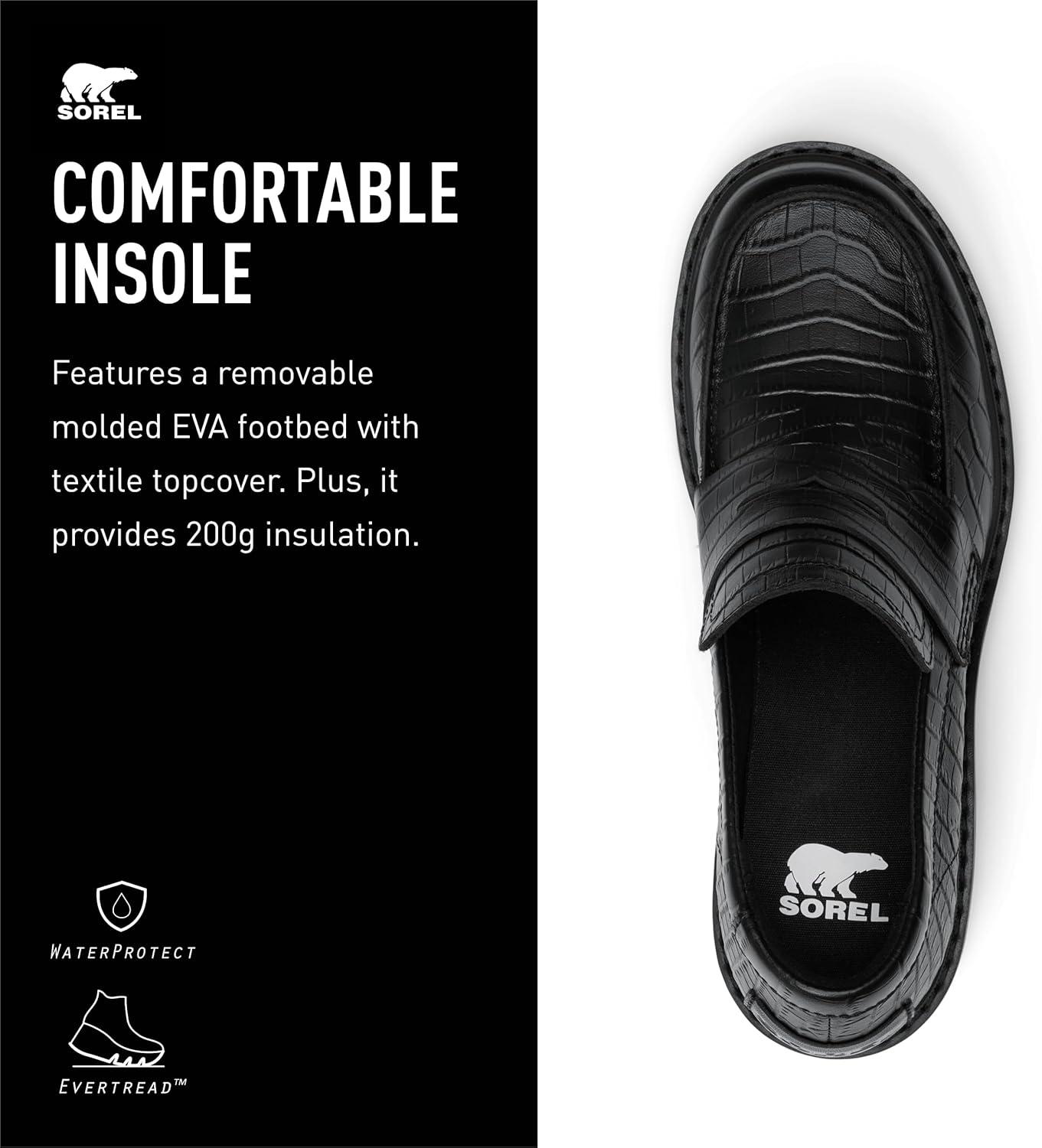 imageSOREL Womens Joan Now City LoaferBlack Black