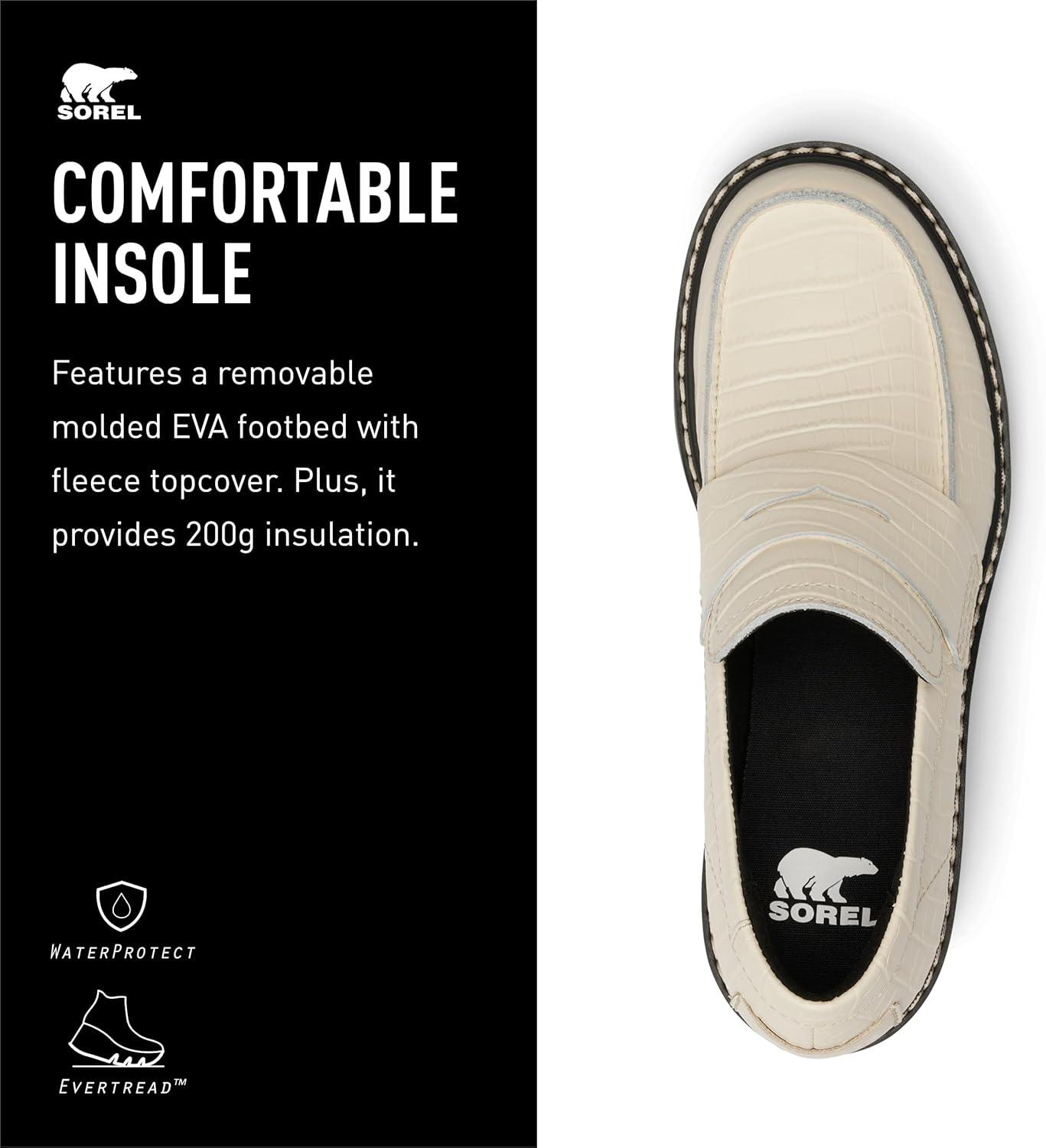 imageSOREL Womens Joan Now City LoaferChalkBlack