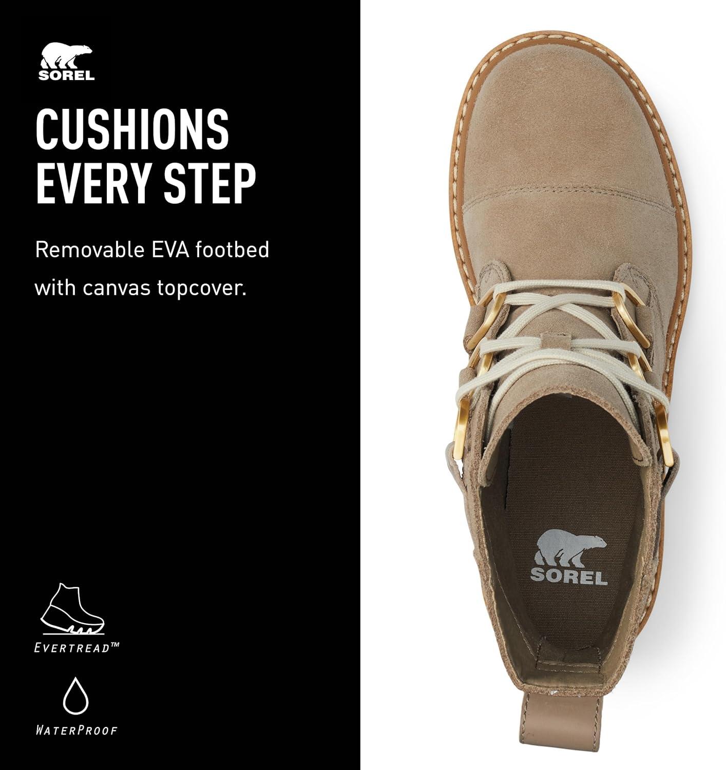 imageSOREL Womens Joan Now Lace BootOmega Taupe Gum 2