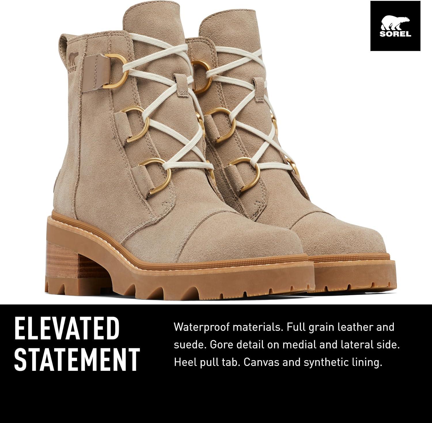 imageSOREL Womens Joan Now Lace BootOmega Taupe Gum 2