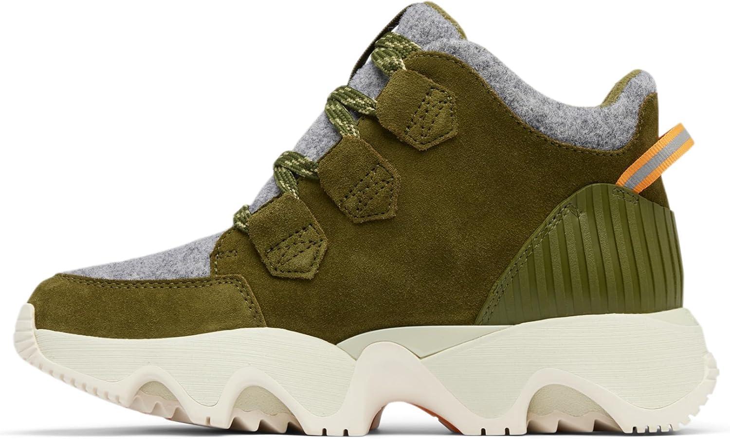 imageSOREL Womens Kinetic Impact Caribou Plus Waterproof BootUtility GreenLight Aloe