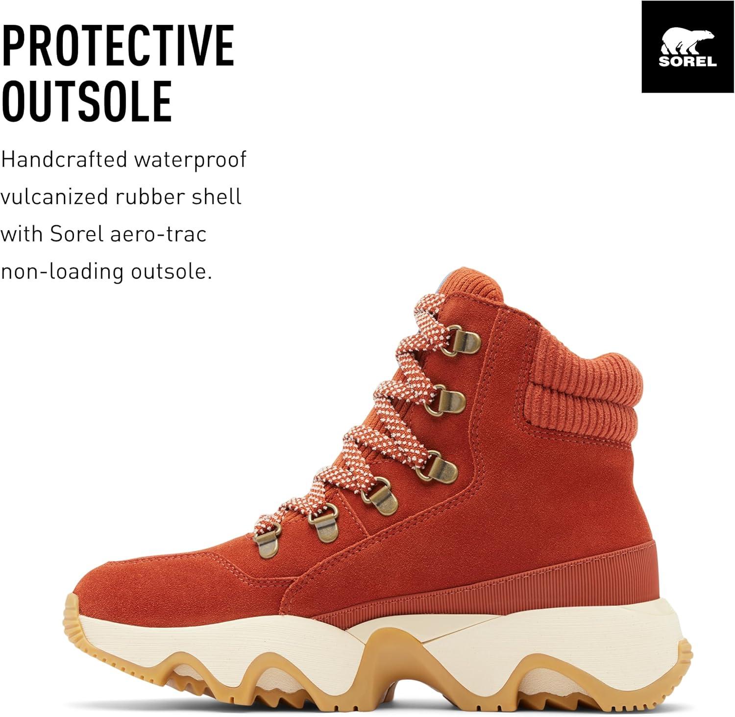 imageSOREL Womens Kinetic Impact Conquest Plus Waterproof BootSanguineJet