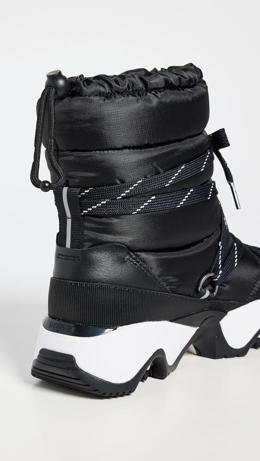 imageSOREL Womens Kinetic Impact NXT Waterproof Mid BootBlackSea Salt