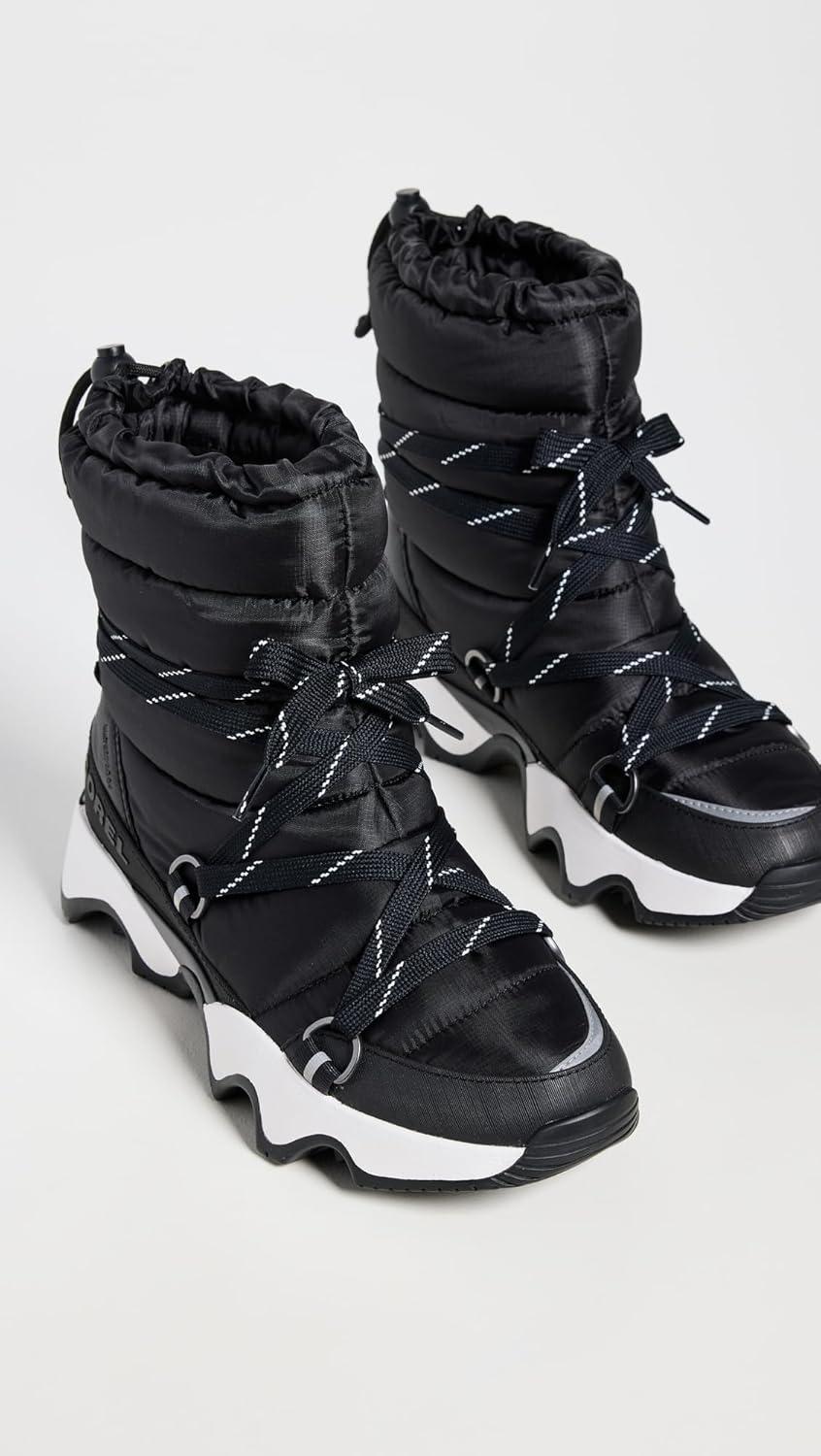 imageSOREL Womens Kinetic Impact NXT Waterproof Mid BootBlackSea Salt