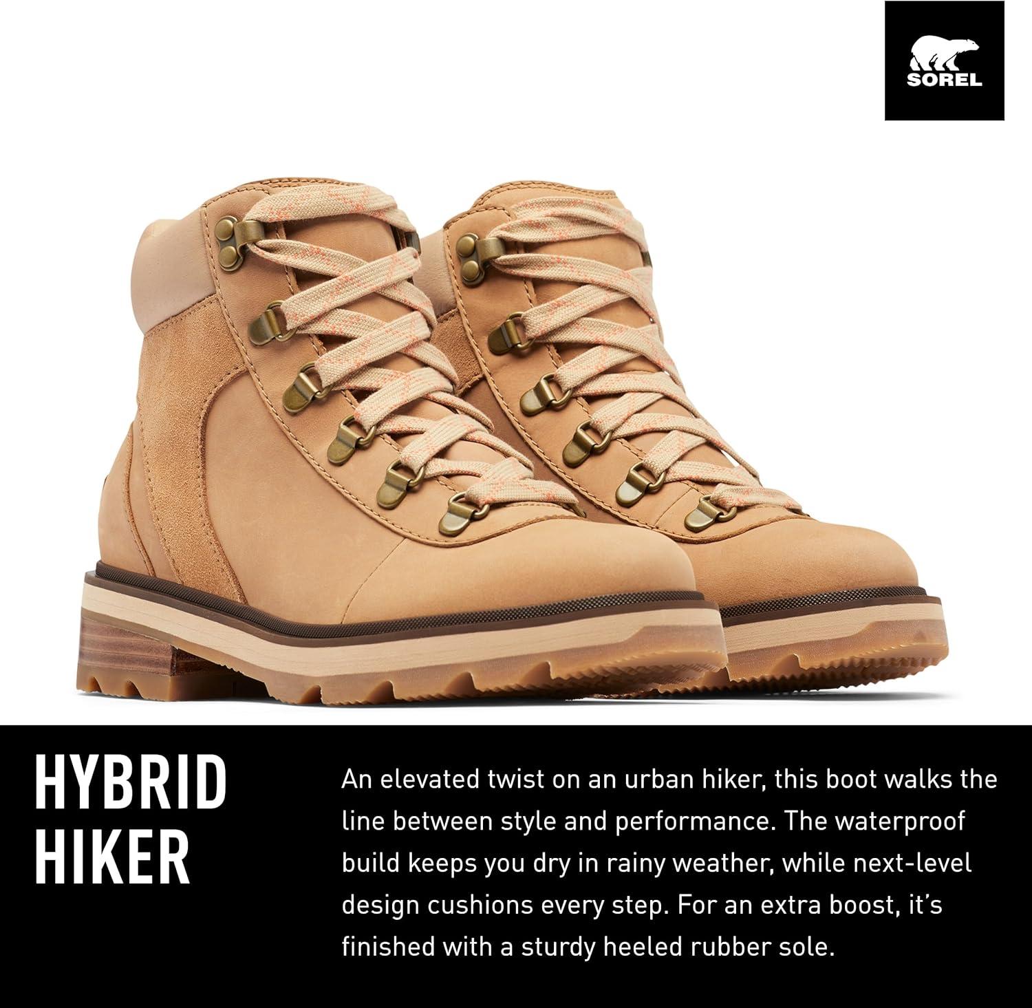 imageSOREL Womens Lennox Hiker Waterproof BootsTawny Buff Gum 2