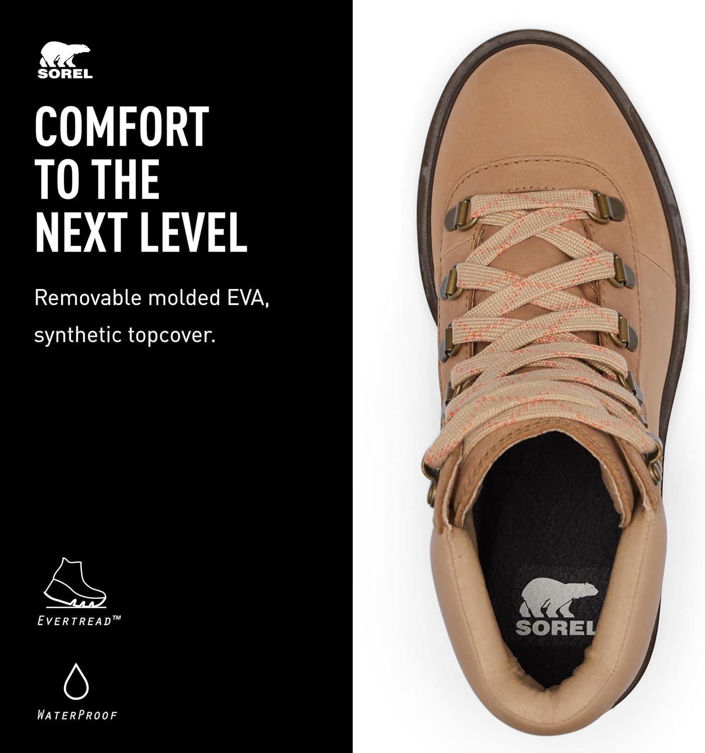 imageSOREL Womens Lennox Hiker Waterproof BootsTawny Buff Gum 2