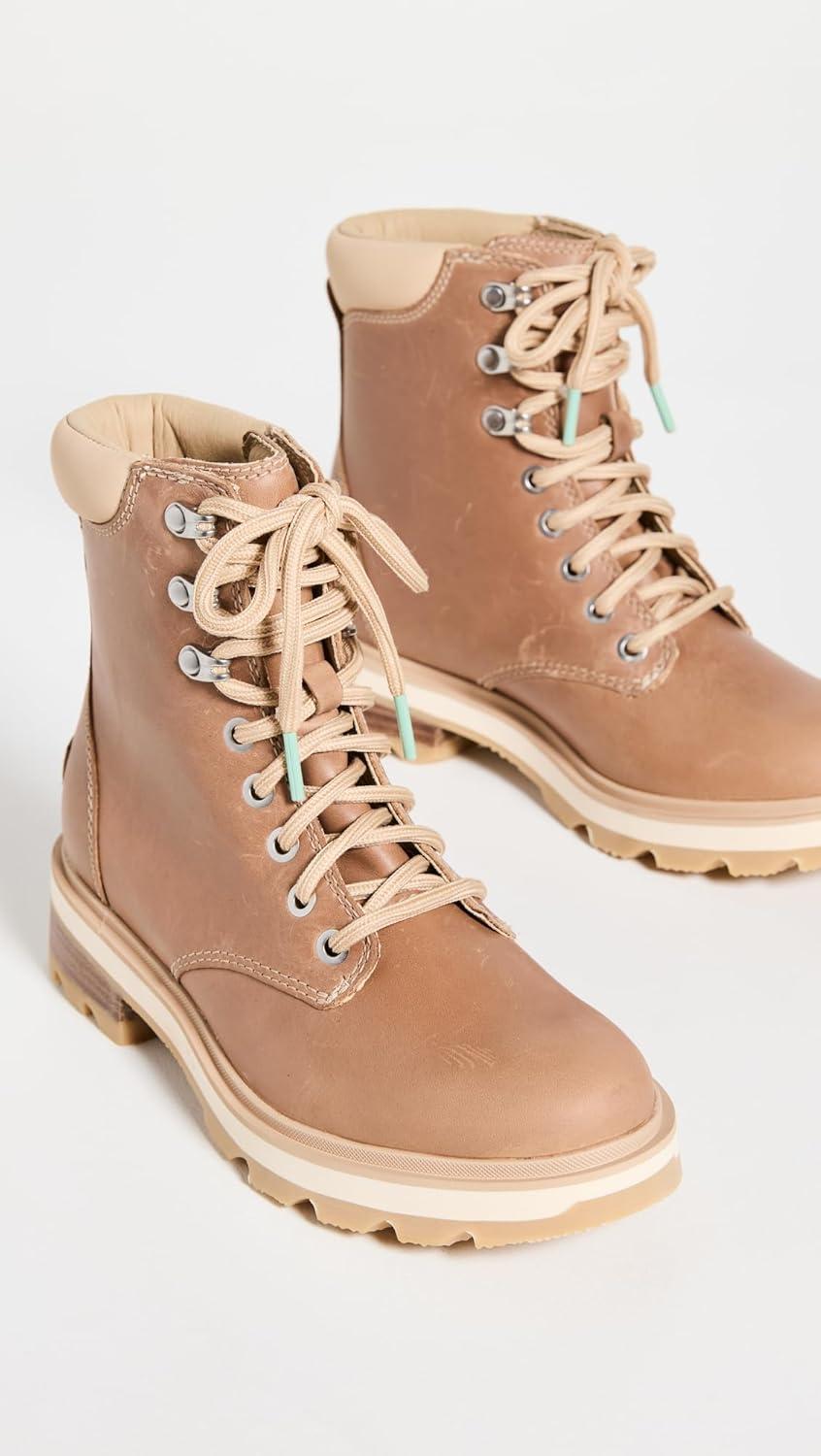 imageSOREL Womens Lennox Lace Waterproof Boots Ceramic Canoe 6