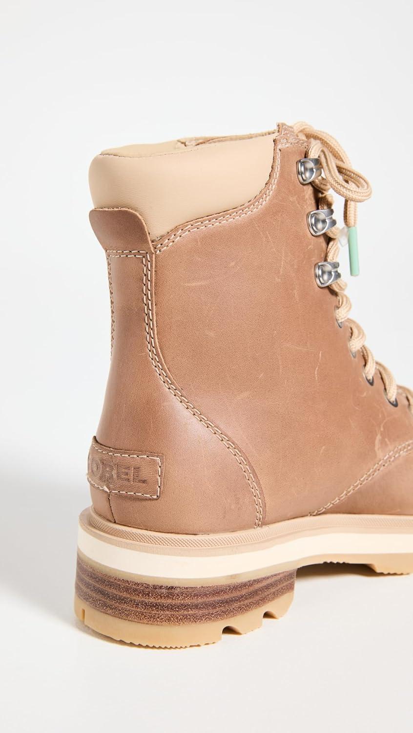 imageSOREL Womens Lennox Lace Waterproof Boots Ceramic Canoe 8