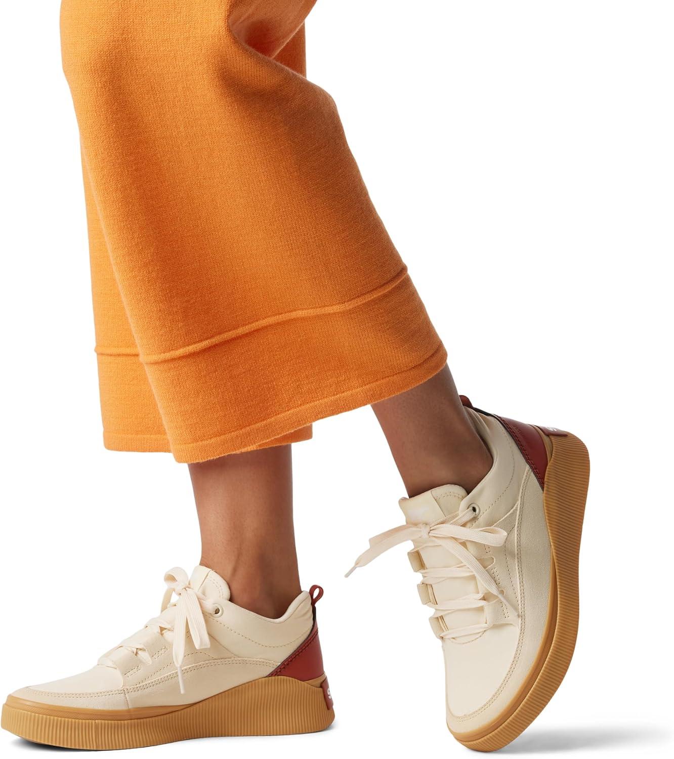 imageSOREL Womens ONA AVE Low SneakerHoney WhiteSanguine