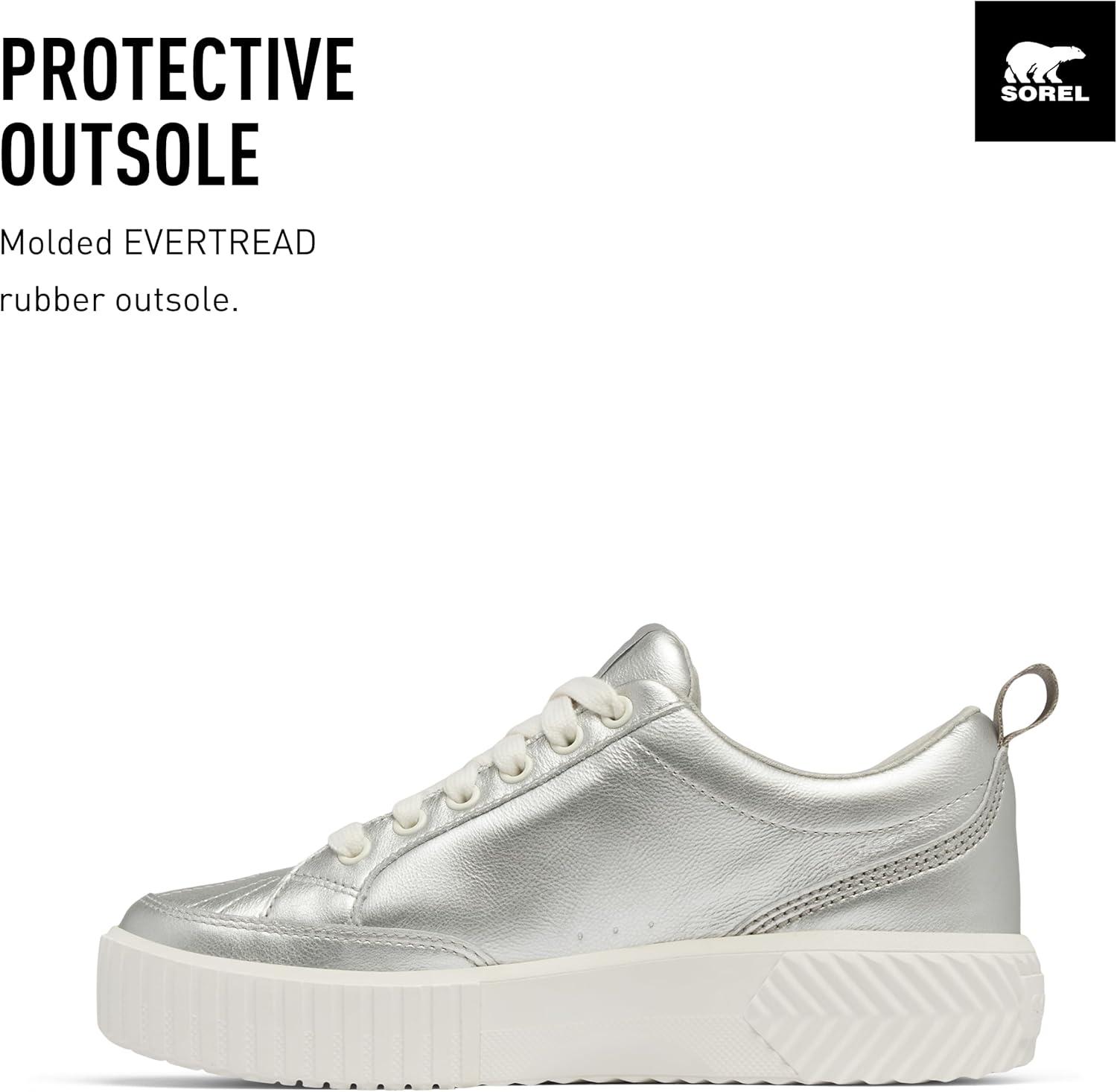 imageSOREL Womens ONA AVE Low SneakerPure SilverSea Salt