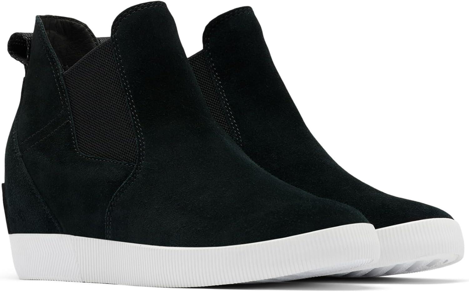 imageSOREL Womens Out N About SlipOn Wedge BootBlackWhite