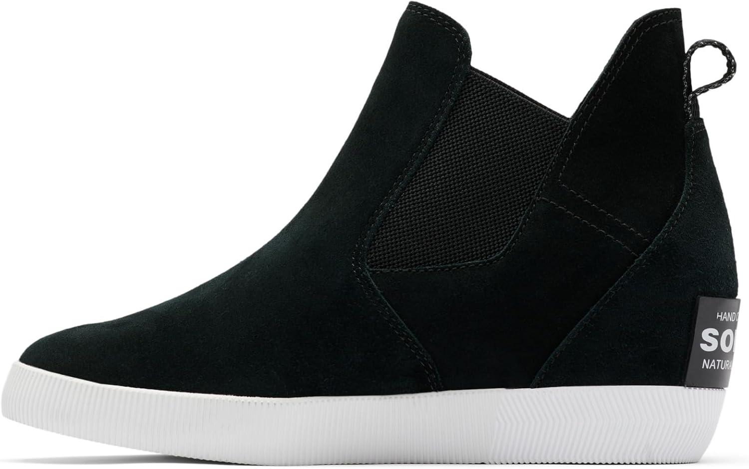 imageSOREL Womens Out N About SlipOn Wedge BootBlackWhite