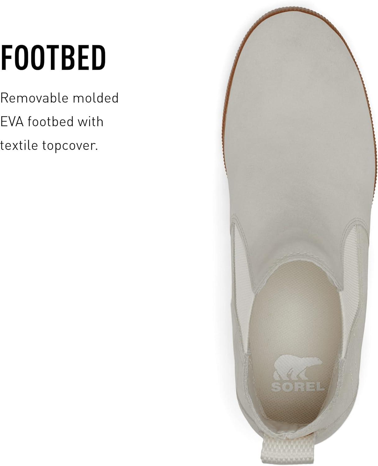 imageSOREL Womens Out N About SlipOn Wedge BootChalk White