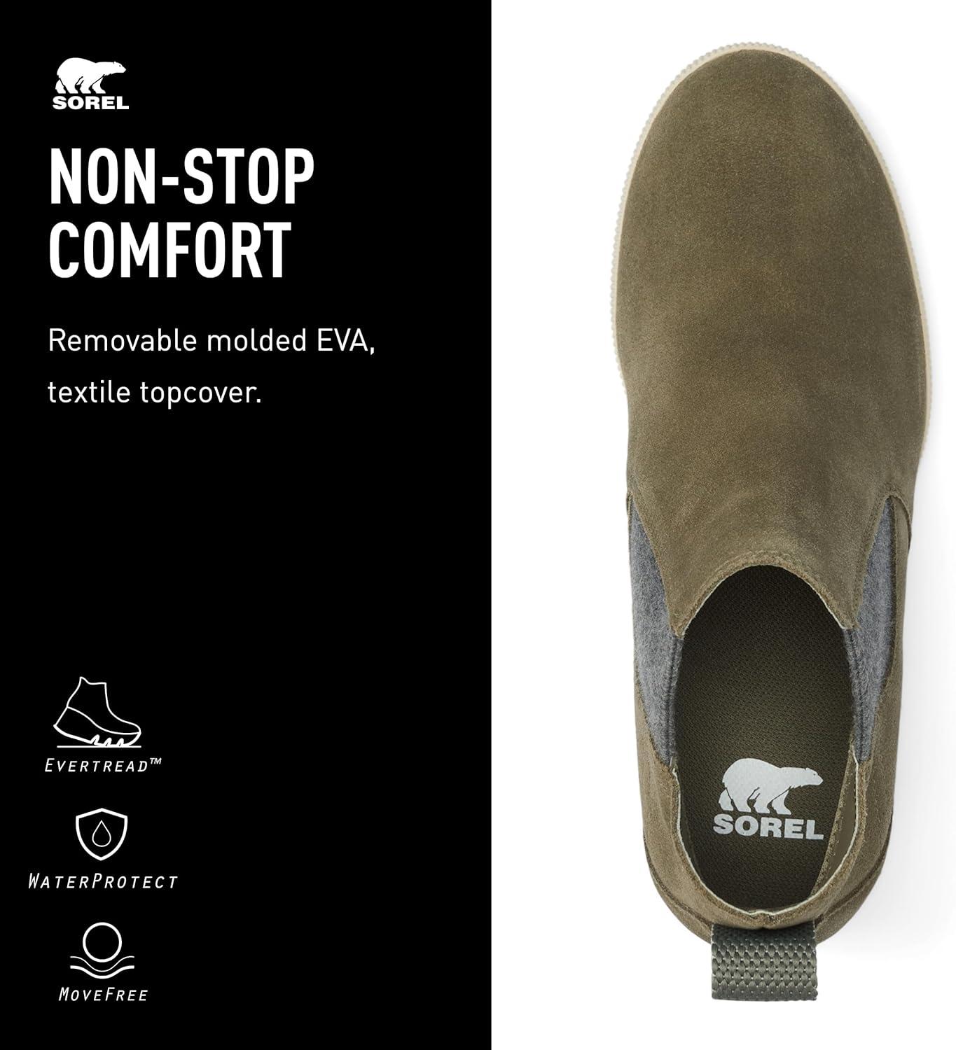 imageSOREL Womens Out N About SlipOn Wedge BootStone Green Bleached Ceramic