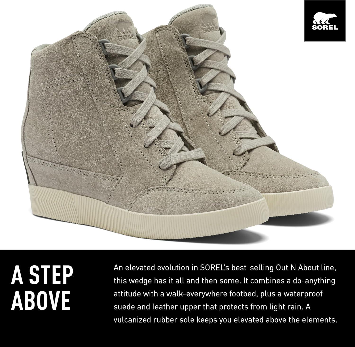 imageSOREL Womens Out N About Wedge BootDove Quarry