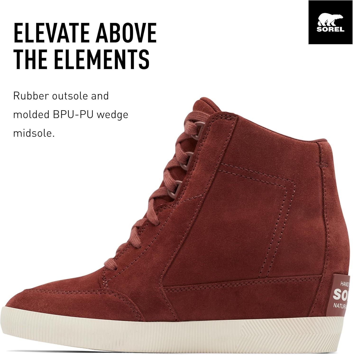 imageSOREL Womens Out N About Wedge BootSpice Chalk