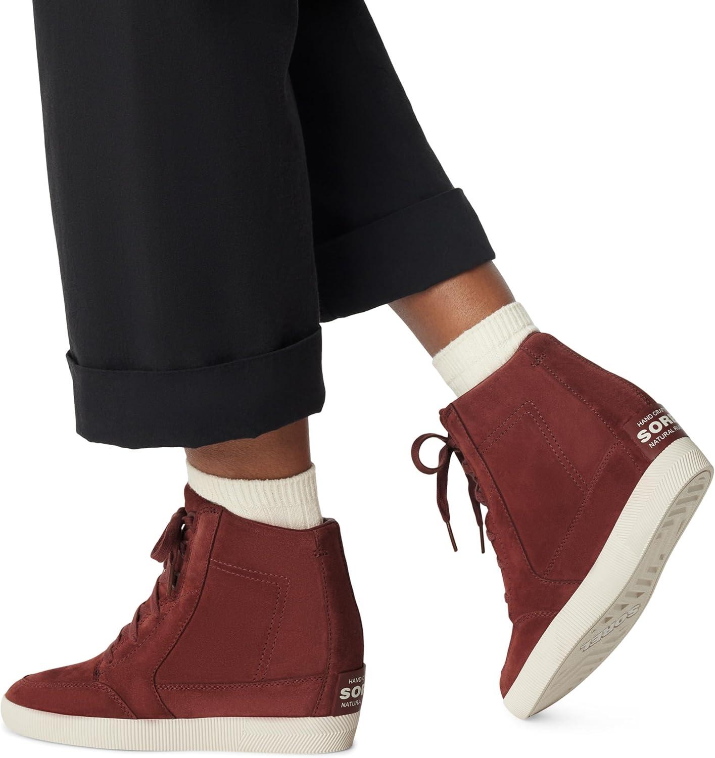 imageSOREL Womens Out N About Wedge BootSpice Chalk