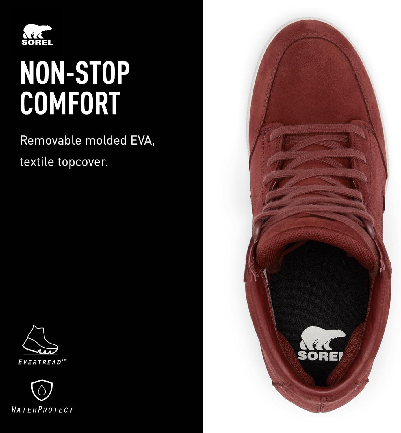 imageSOREL Womens Out N About Wedge BootSpice Chalk