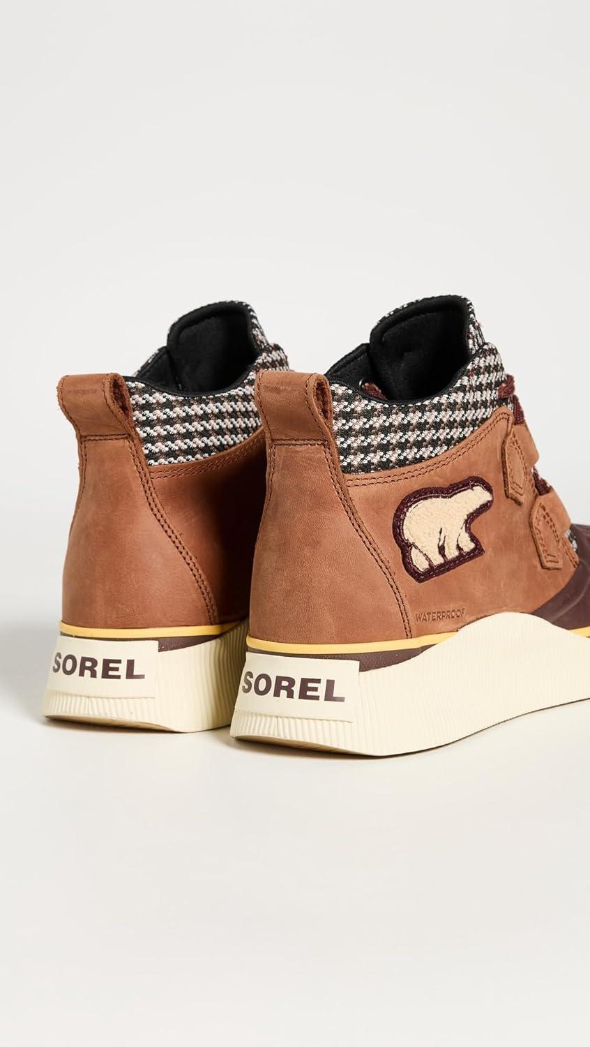 imageSOREL Womens Out N About lV Classic Waterproof BootRustic BrownRedwood