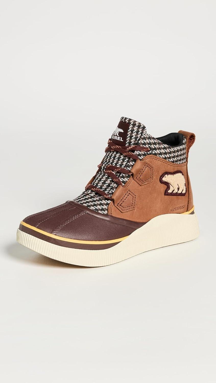 imageSOREL Womens Out N About lV Classic Waterproof BootRustic BrownRedwood