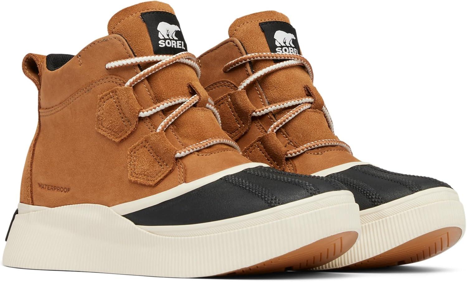 imageSOREL Womens Out N About lV Classic Waterproof BootTaffyBlack