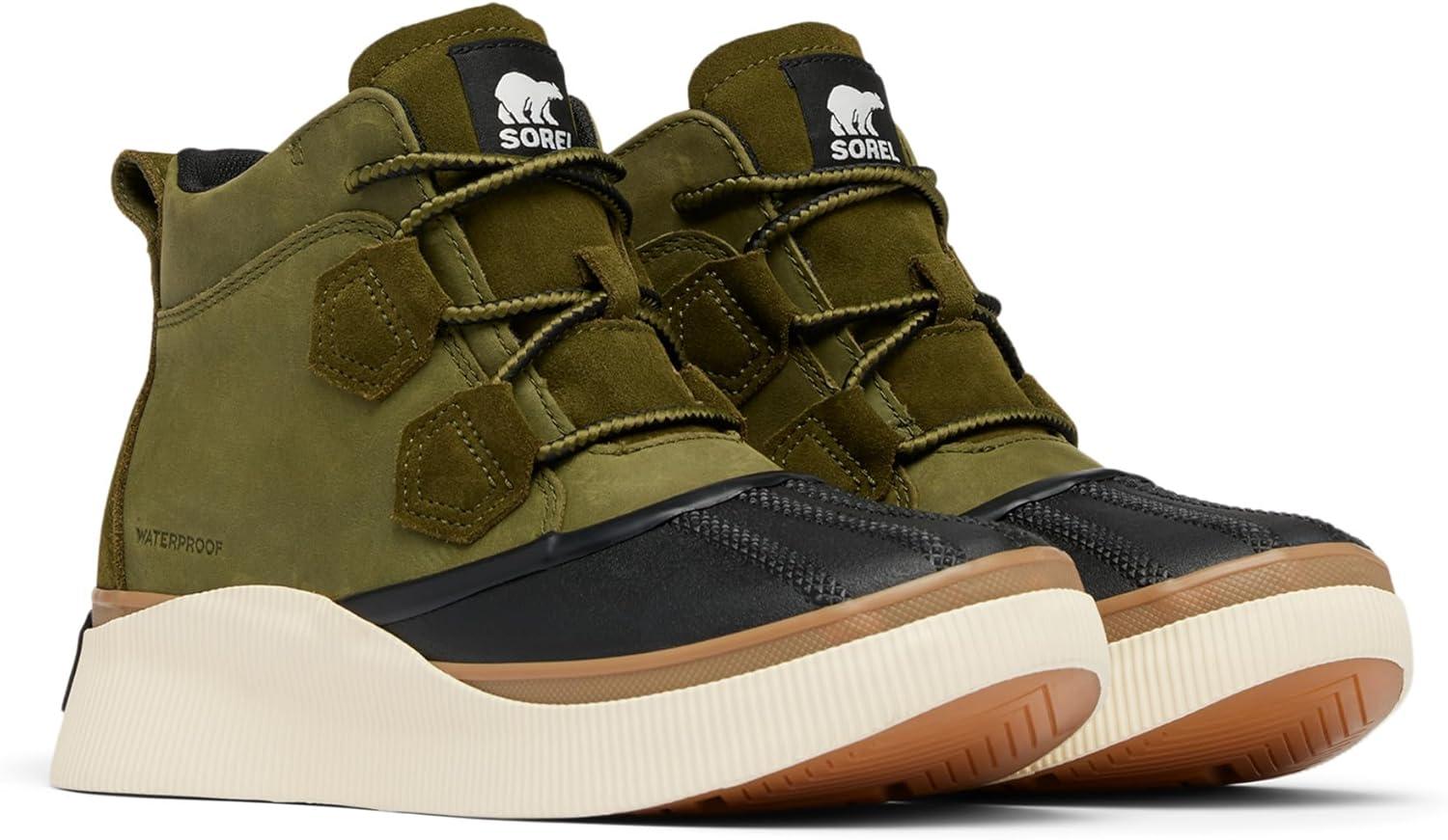 imageSOREL Womens Out N About lV Classic Waterproof BootUtility GreenBlack