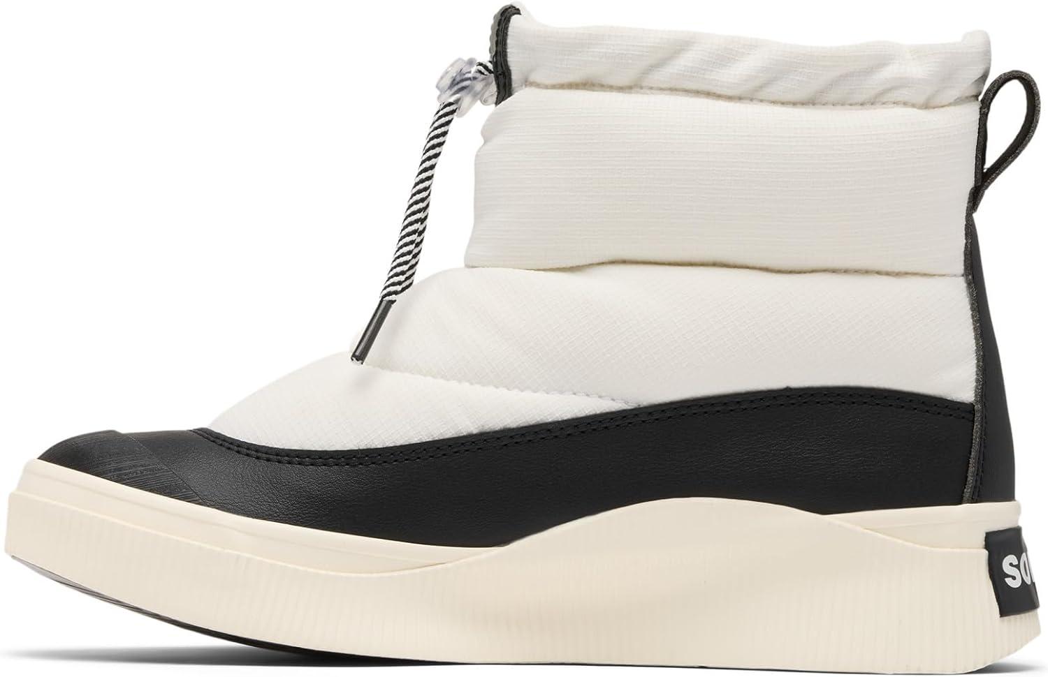 imageSOREL Womens Out N About lV Puffy Waterproof BootSea SaltBlack