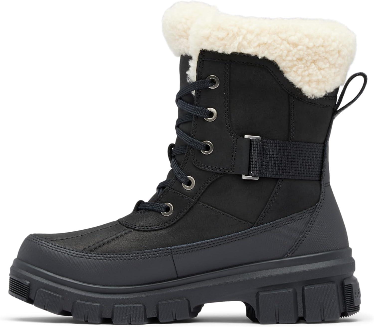 imageSOREL Womens Tivoli V Parc Waterproof BootBlack Sea Salt