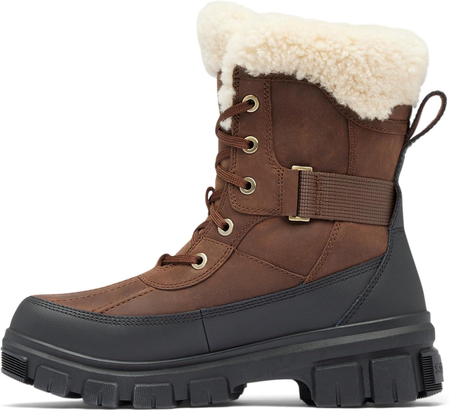 imageSOREL Womens Tivoli V Parc Waterproof BootTobaccoBlack