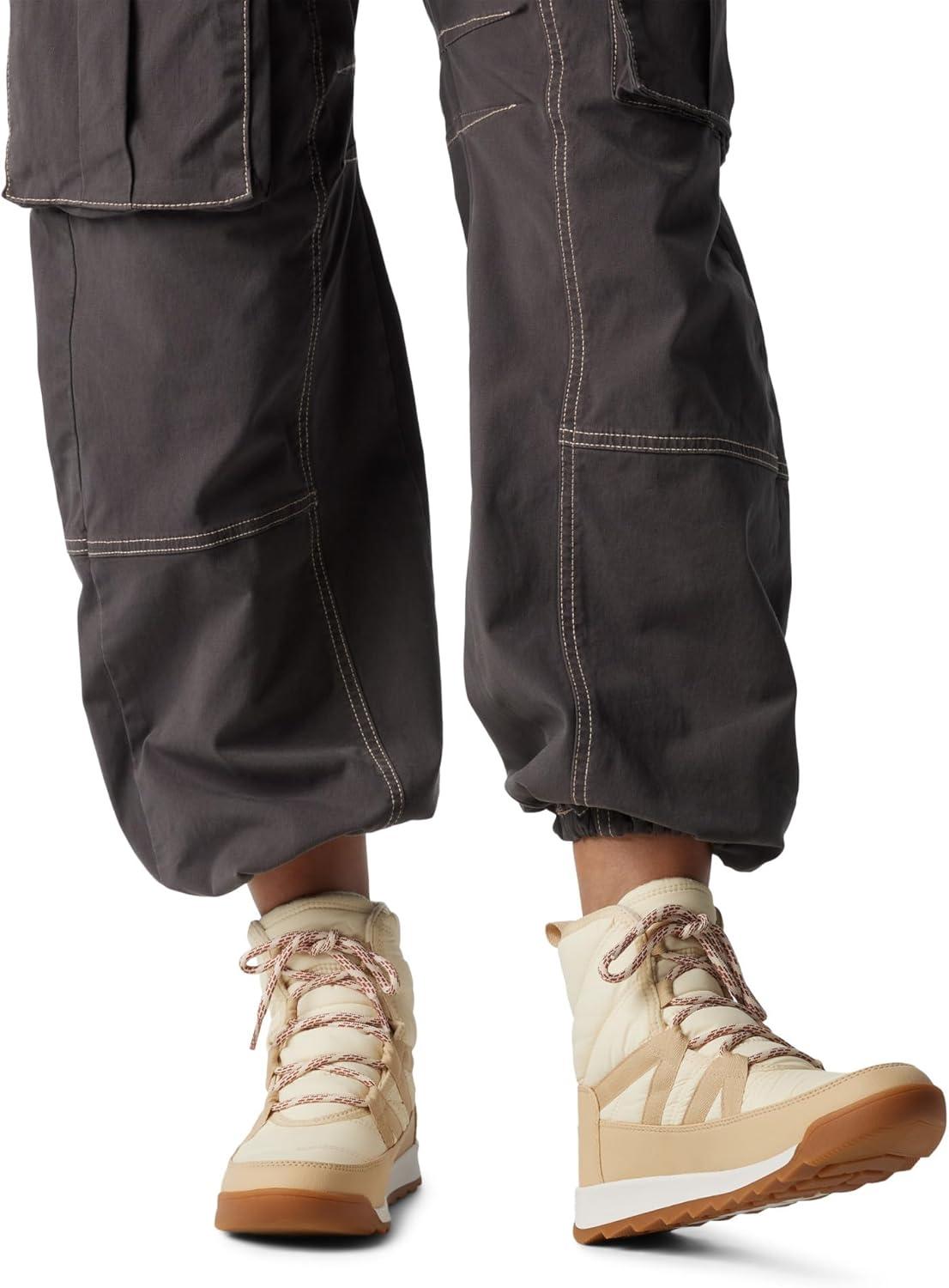 imageSOREL Womens Whitney ll Plus Lace Waterproof BootHoney WhiteCeramic