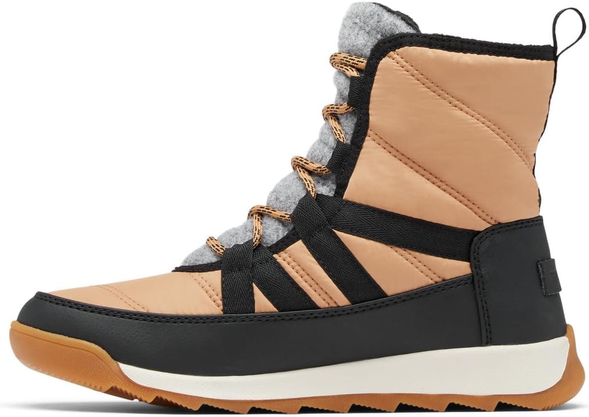 imageSOREL Womens Whitney ll Plus Lace Waterproof BootTawny BuffBlack