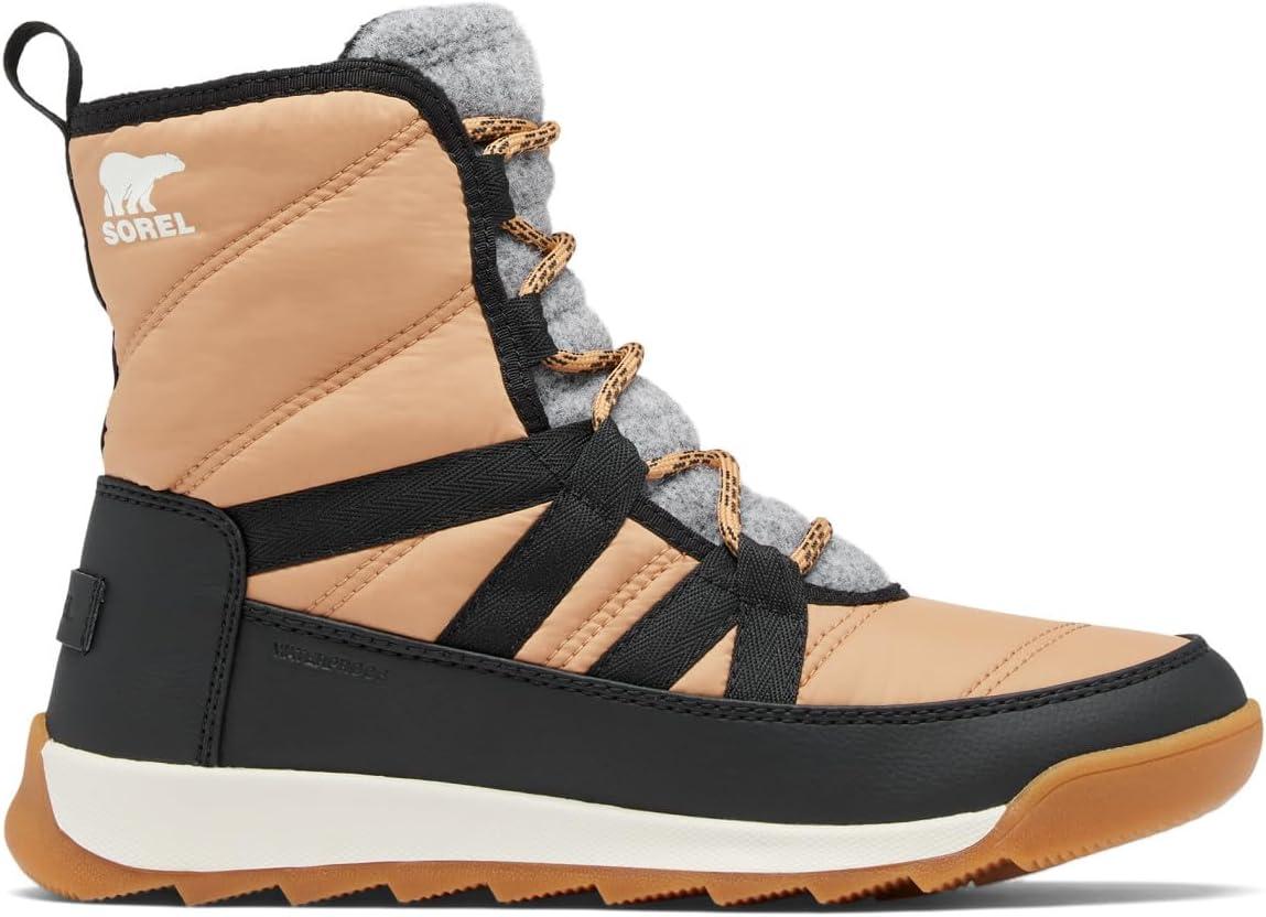 imageSOREL Womens Whitney ll Plus Lace Waterproof BootTawny BuffBlack