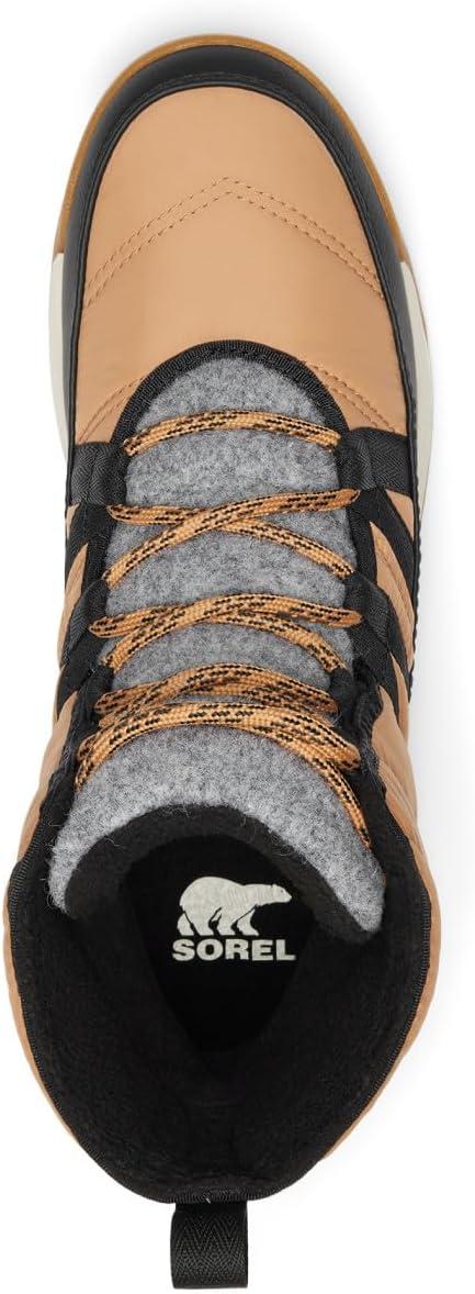 imageSOREL Womens Whitney ll Plus Lace Waterproof BootTawny BuffBlack