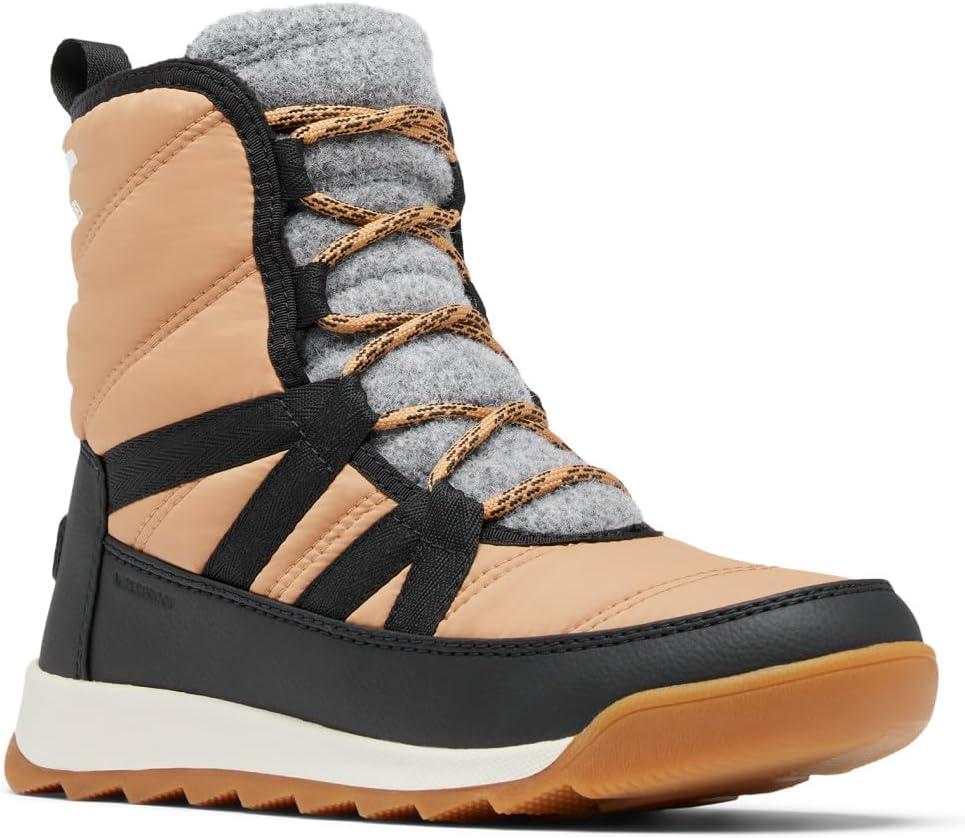 imageSOREL Womens Whitney ll Plus Lace Waterproof BootTawny BuffBlack