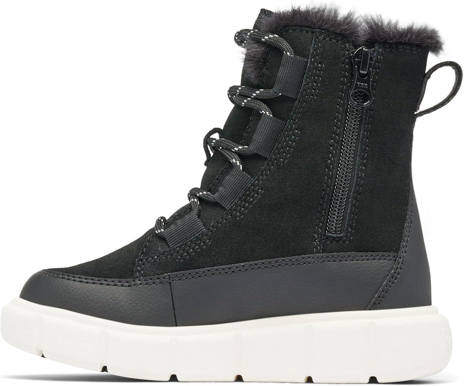 imageSorel Childrens Explorer lll Lace BootBlack Sea Salt