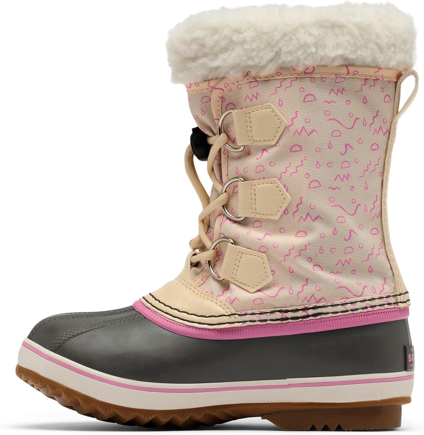 imageSorel Childrens Yoot Pac Nylon Waterproof BootHoney WhiteOrchid
