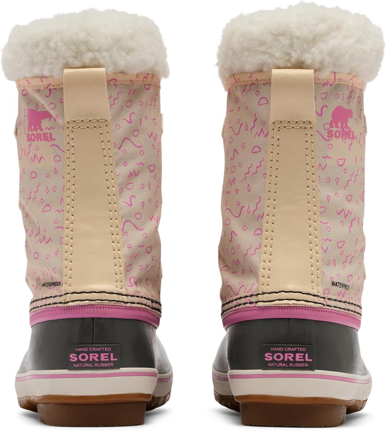 imageSorel Childrens Yoot Pac Nylon Waterproof BootHoney WhiteOrchid