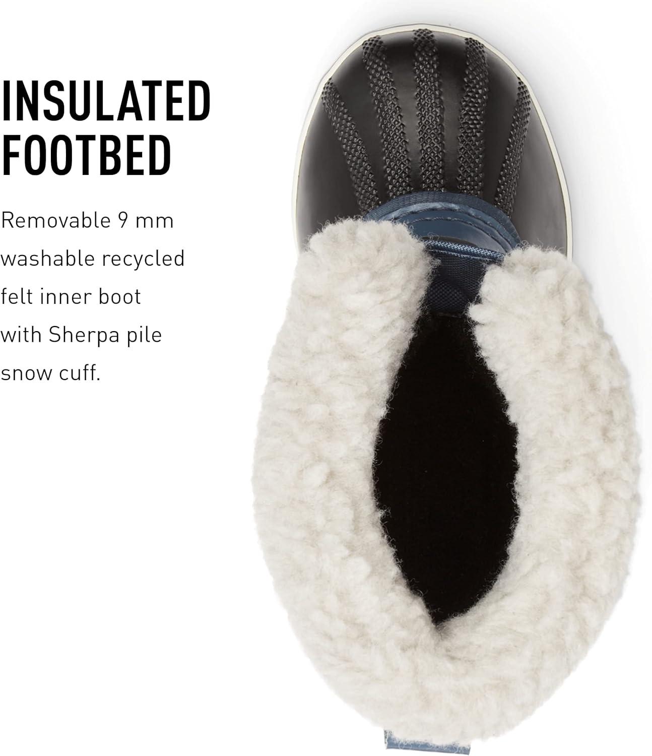 imageSorel Childrens Yoot Pac Nylon Waterproof BootUniform Blue Black