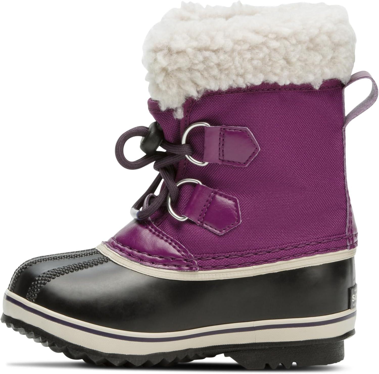 imageSorel Childrens Yoot Pac Nylon Waterproof BootWild Iris Dark Plum