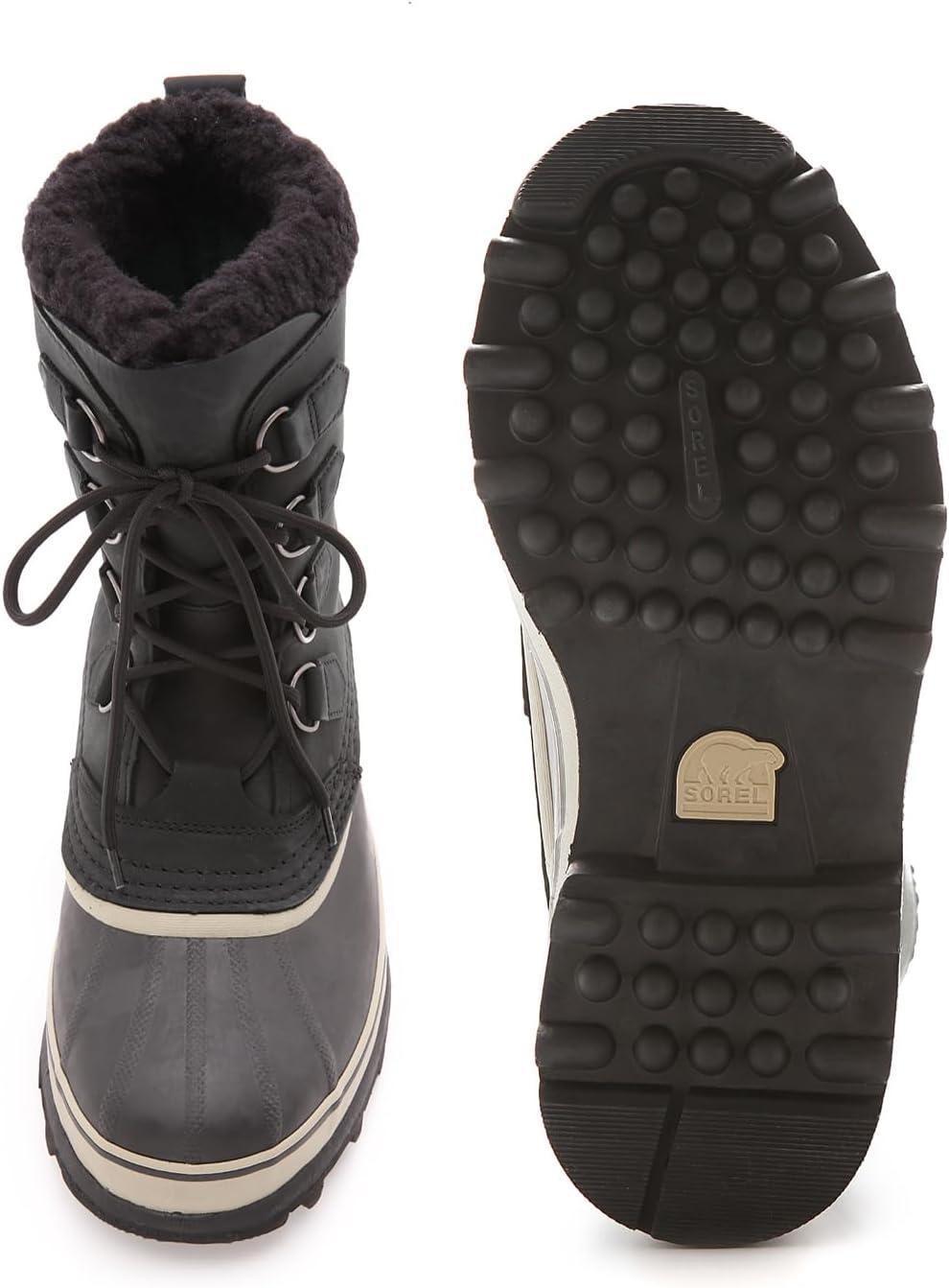 imageSorel Mens Caribou Snow BootBlackTusk