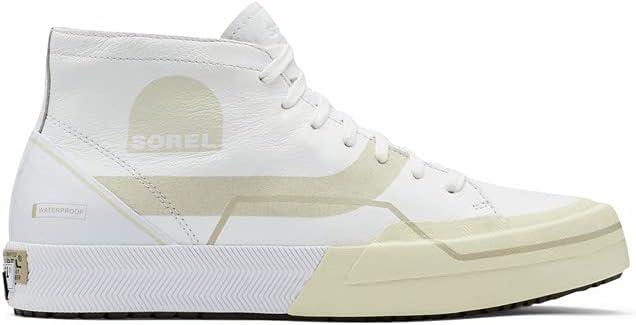 imageSorel Mens Grit Sneaker Chukka WP Waterproof Suede SneakersWhite White