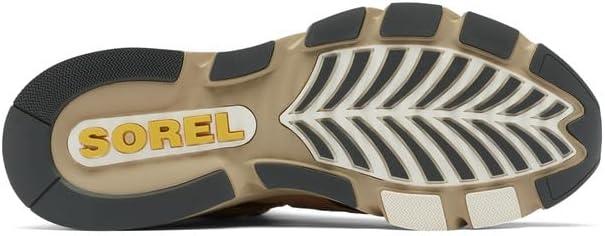 imageSorel Mens Kinetic Rush MID WP Sneaker Waterproof Suede SneakersTawny Buff Sandy Tan