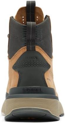imageSorel Mens Kinetic Rush MID WP Sneaker Waterproof Suede SneakersTawny Buff Sandy Tan