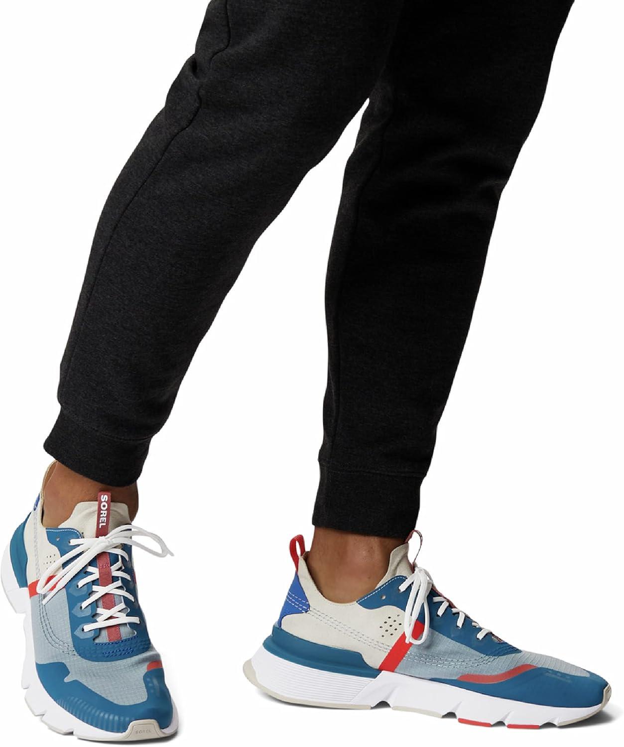 imageSorel Mens Kinetic Rush Ripstop SneakerCinder Grey Phoenix Blue