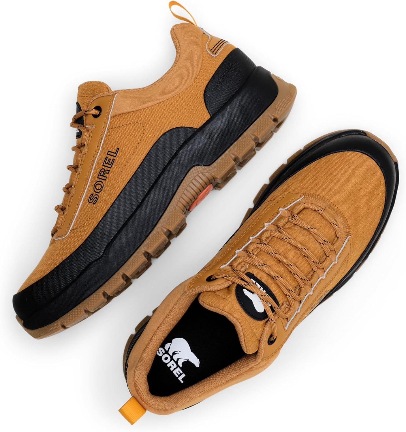 imageSorel Mens Outing Nw Sneaker Low WaterproofCanyon GoldBlack