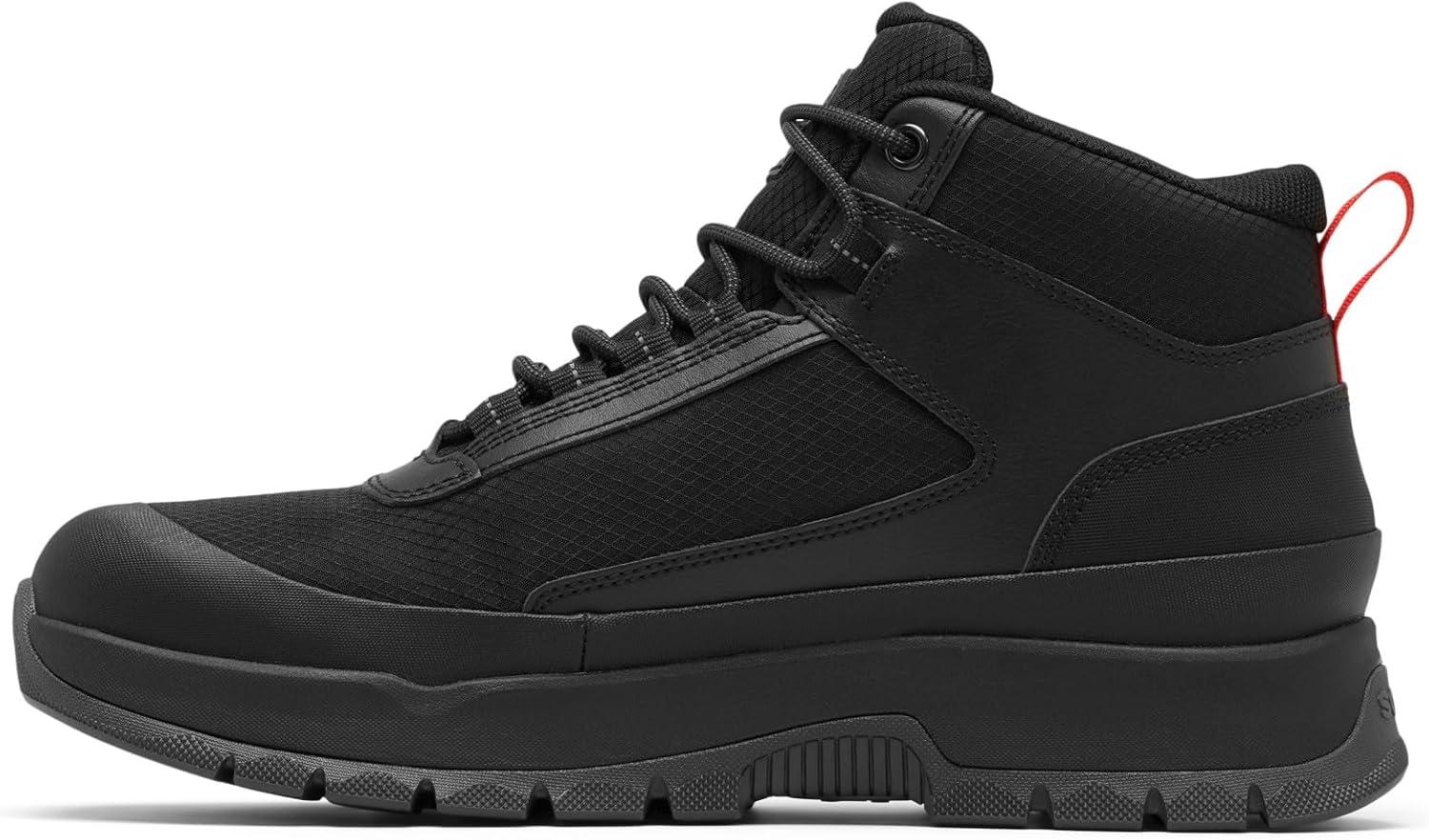 imageSorel Mens Outing Nw Sneaker Mid WaterproofBlackBlack