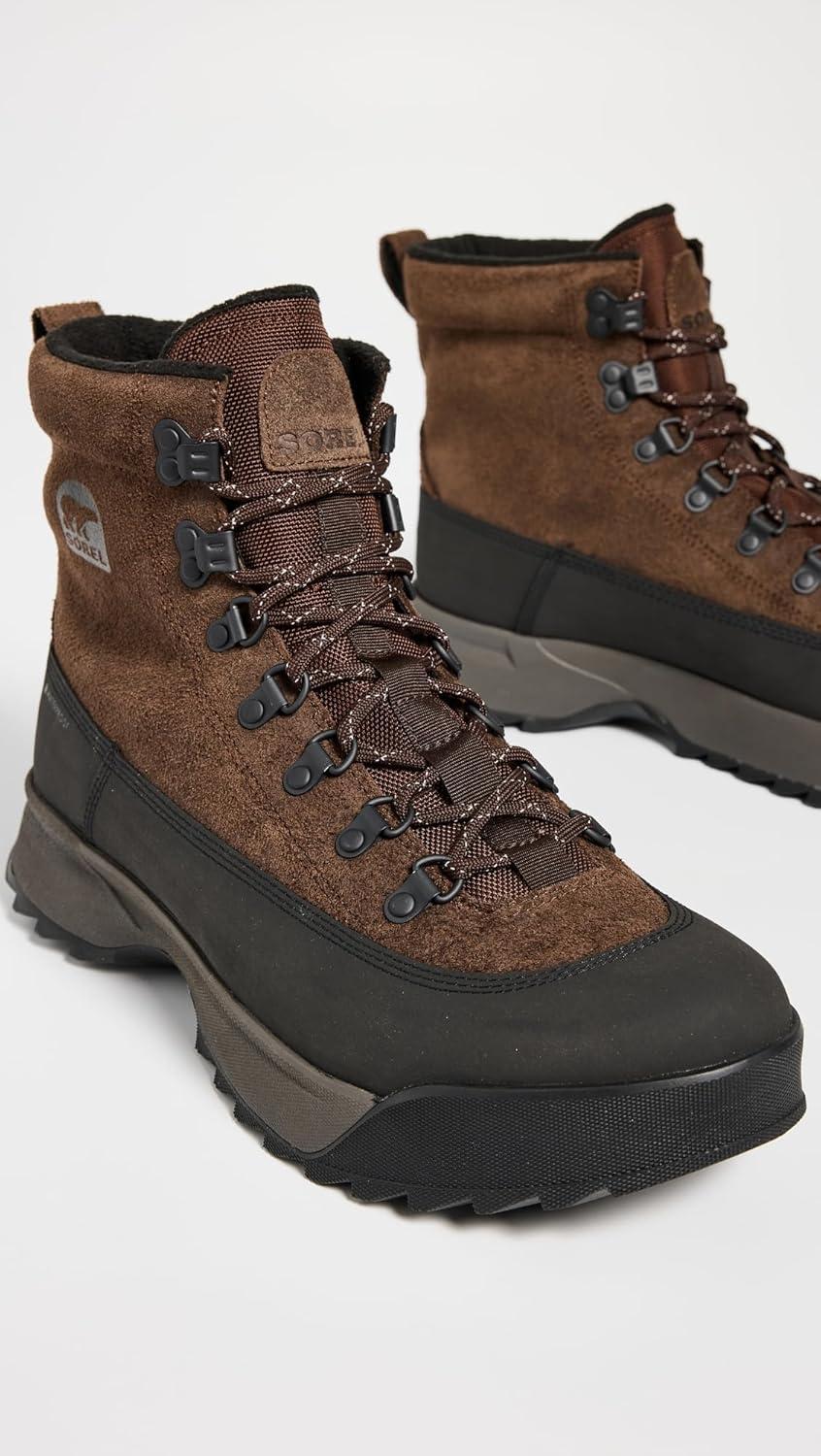 imageSorel Mens Scout 87 Pro Waterproof BootsTobacco Black