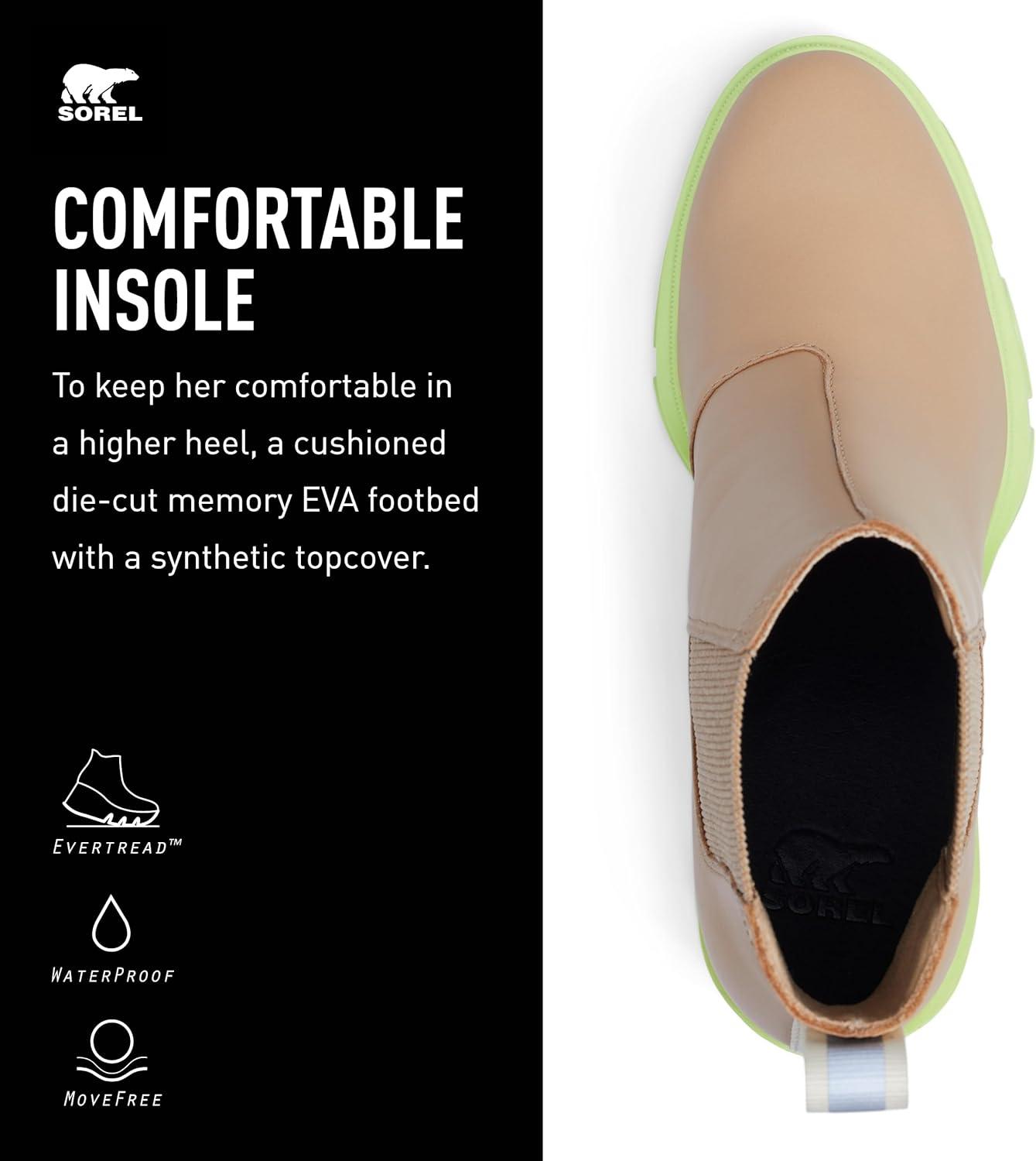 imageSorel Womens Brex Heel Chelsea BootsCanoe Tippet