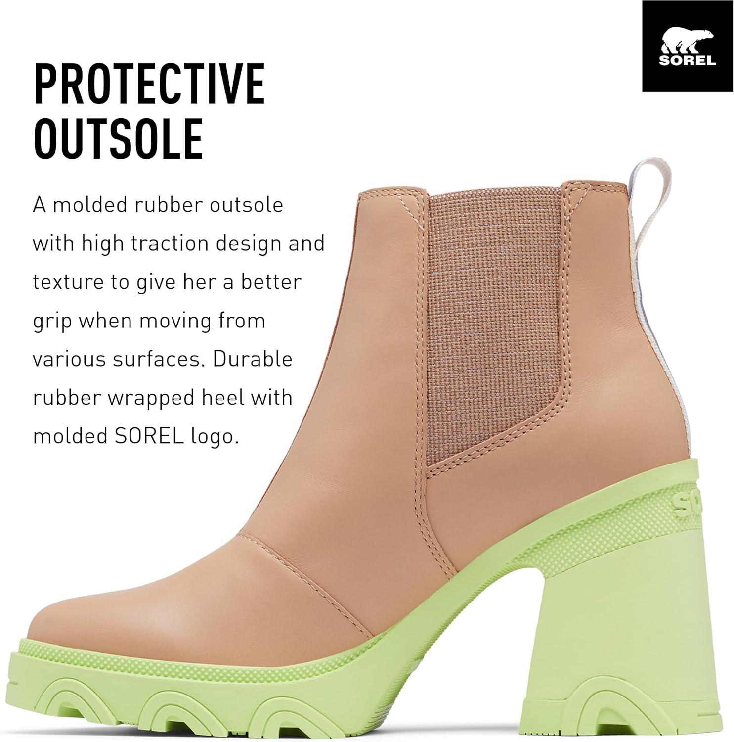 imageSorel Womens Brex Heel Chelsea BootsCanoe Tippet